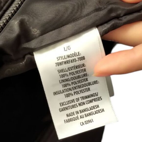 NWT WIND RIVER Mid-length Puffer Parka Light-weight Hooded Jacket Gray - Picture 9 of 15